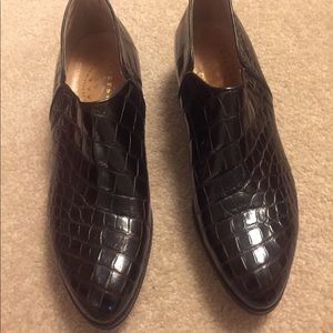 Hand made Italian Stetson men’s alligator shoes